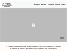 Tablet Screenshot of michel-hergibo.com